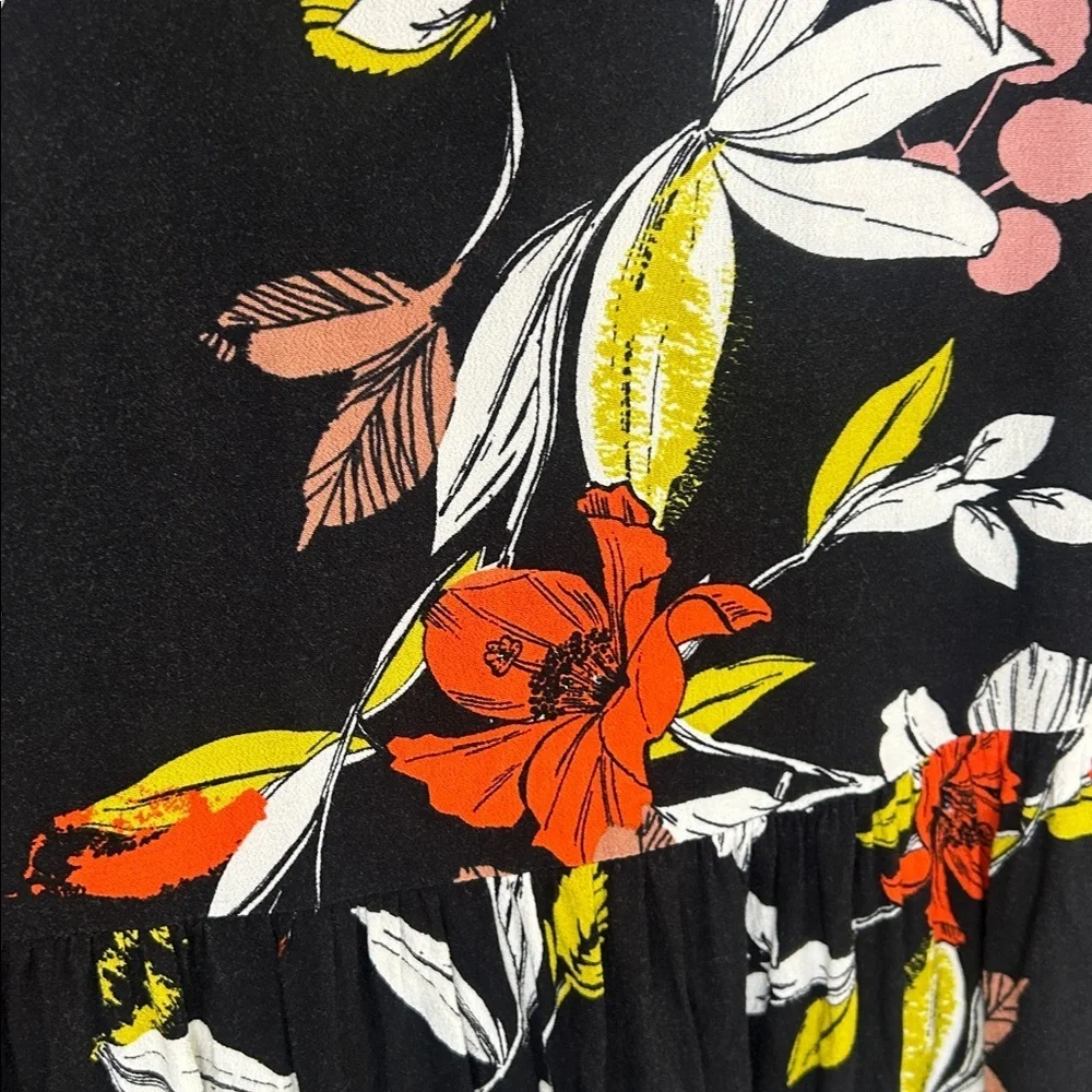FREE PEOPLE Bella Floral Mini Tunic Dress Size XS